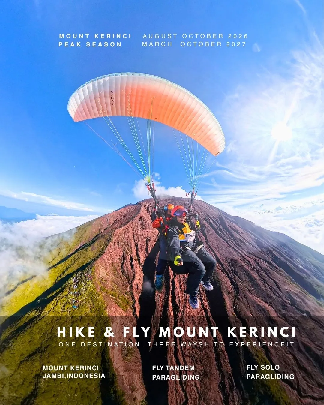 Hike & Fly - Gunung Kerinci